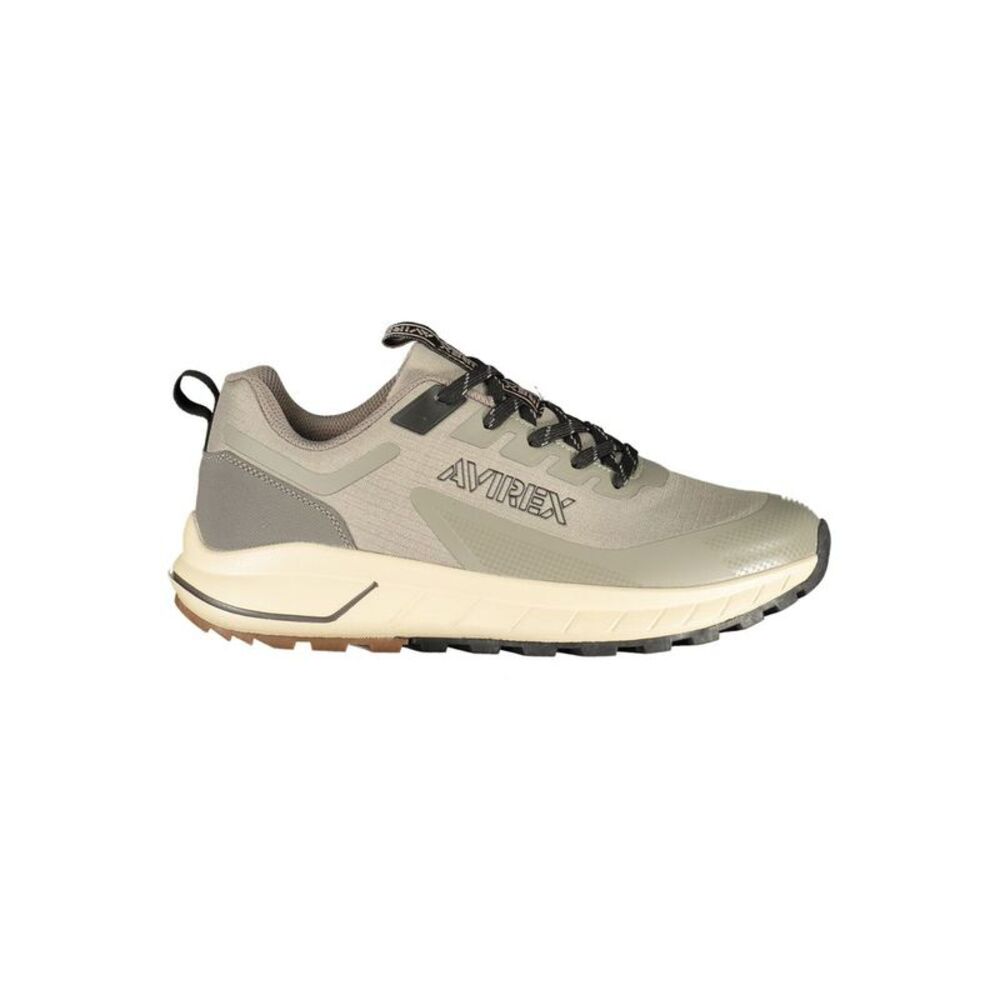 Avirex Grigio Polyester Men Men's Sneaker